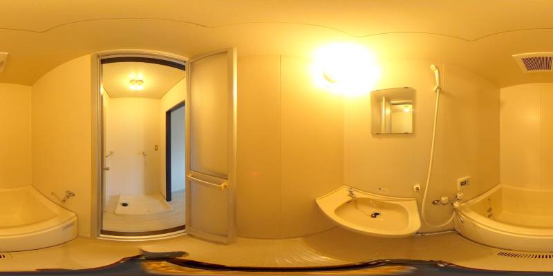 パノラマ画像バスルーム