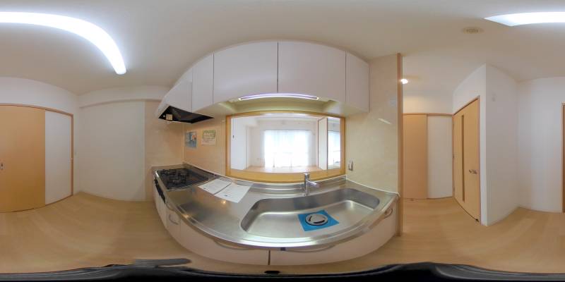 パノラマ画像キッチン