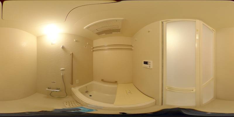 パノラマ画像バスルーム