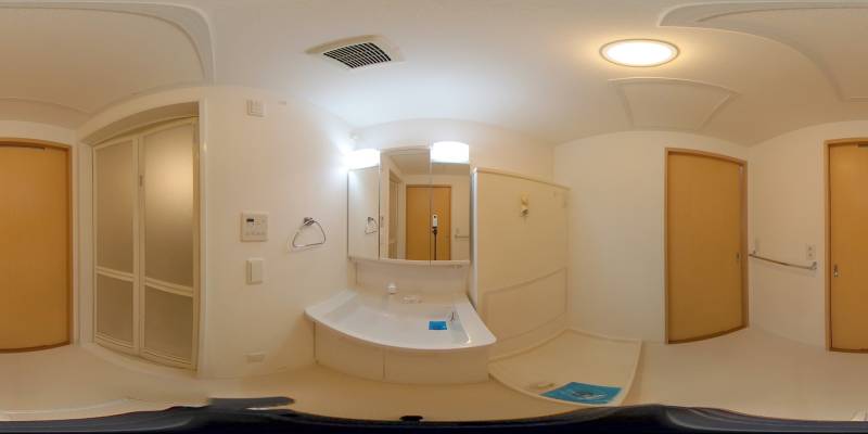 パノラマ画像洗面所