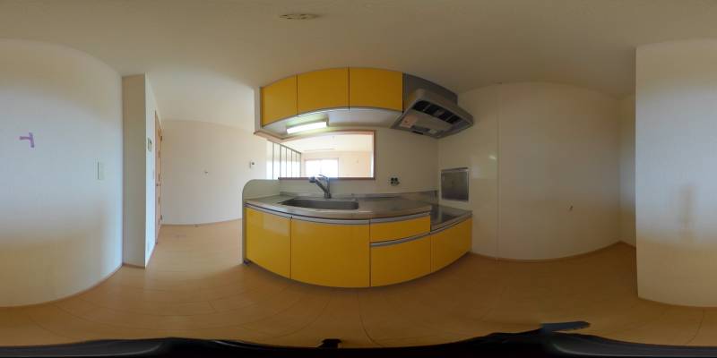 パノラマ画像キッチン