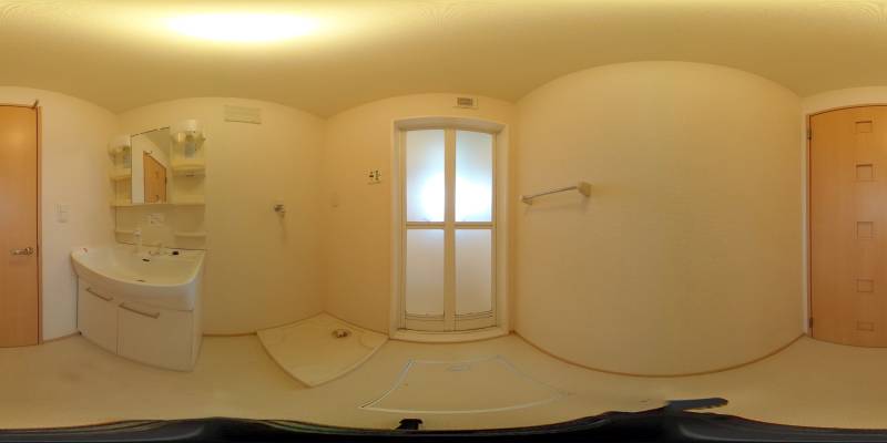 パノラマ画像洗面所