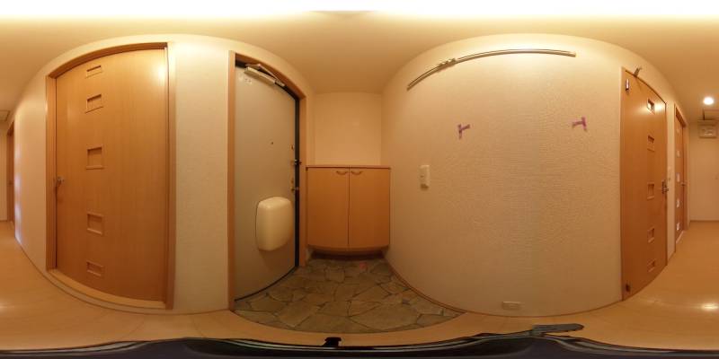 パノラマ画像玄関