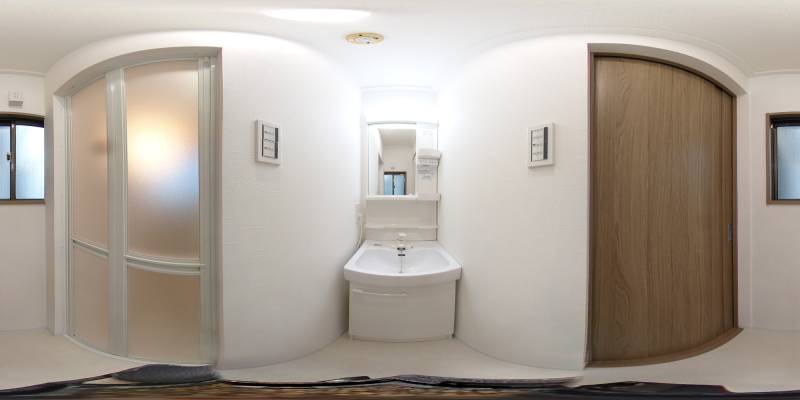 パノラマ画像洗面所