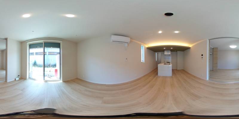 パノラマ画像リビング