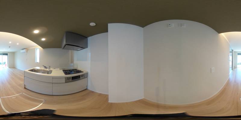 パノラマ画像キッチン