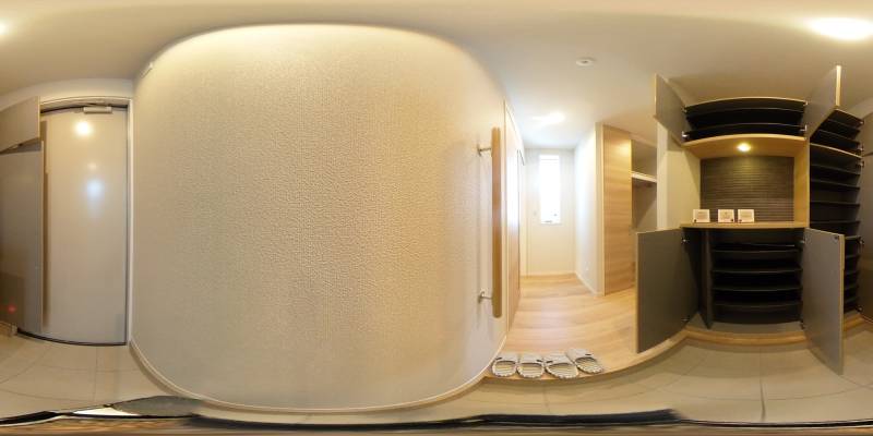 パノラマ画像玄関