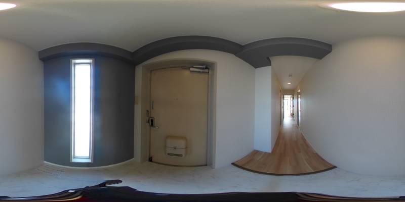 パノラマ画像玄関