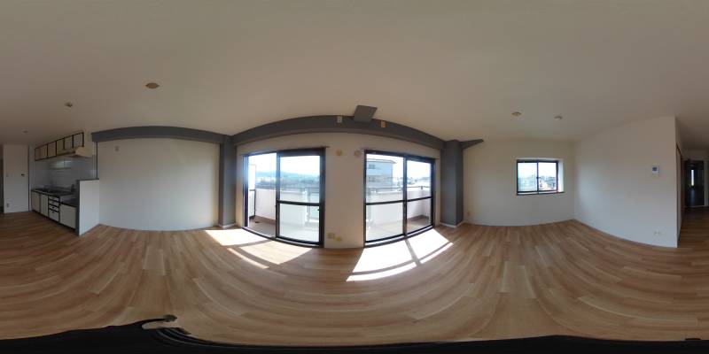 パノラマ画像リビング