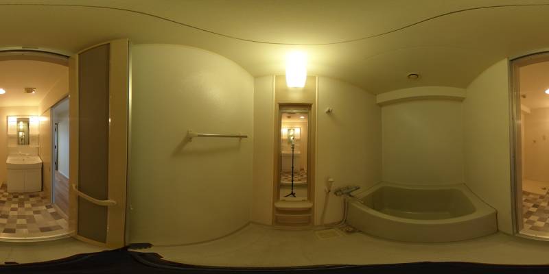 パノラマ画像バスルーム