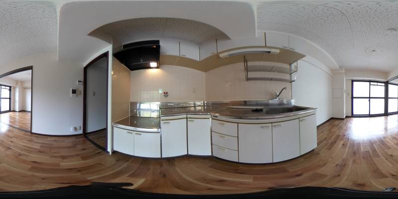 パノラマ画像キッチン