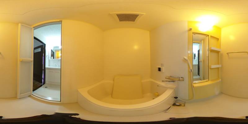 パノラマ画像バスルーム