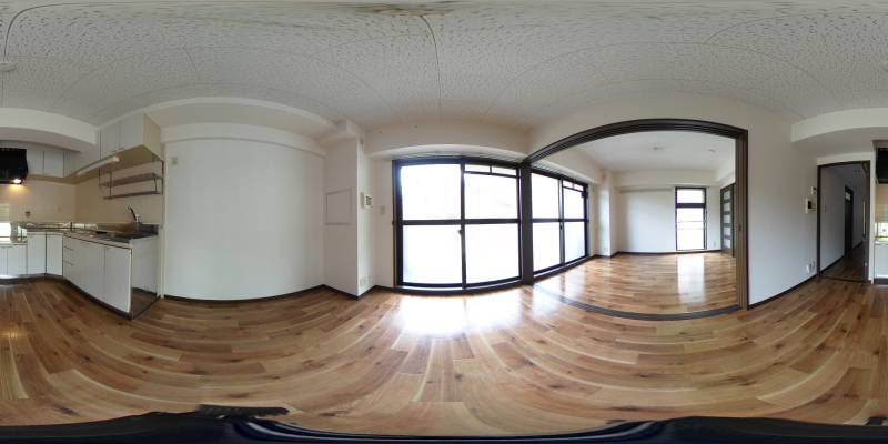 パノラマ画像リビング