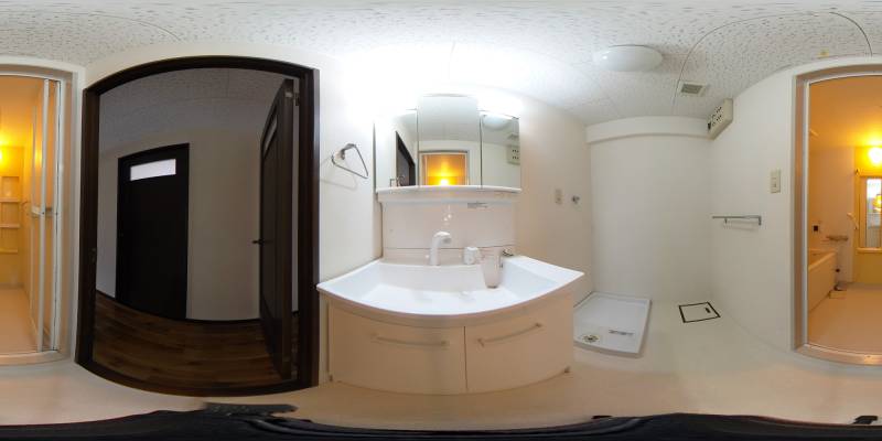 パノラマ画像洗面所