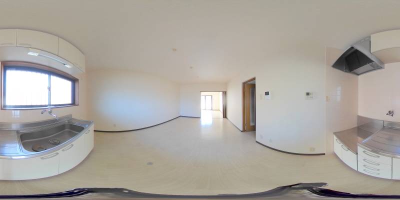 パノラマ画像キッチン