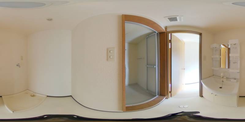 パノラマ画像洗面所