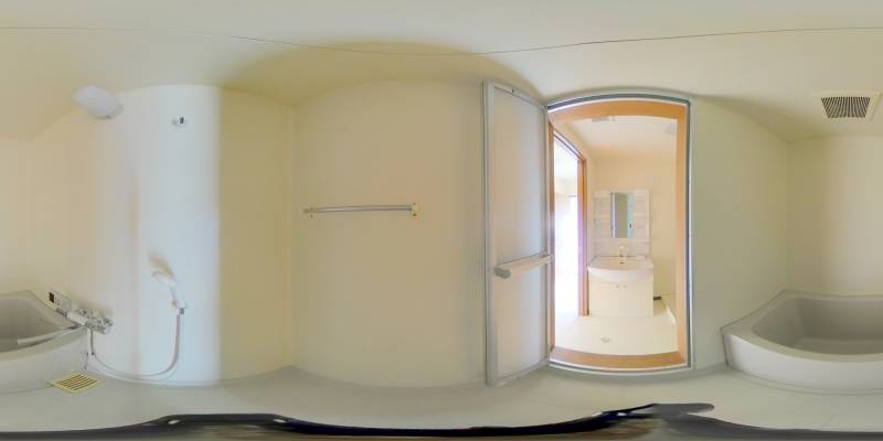 パノラマ画像バスルーム