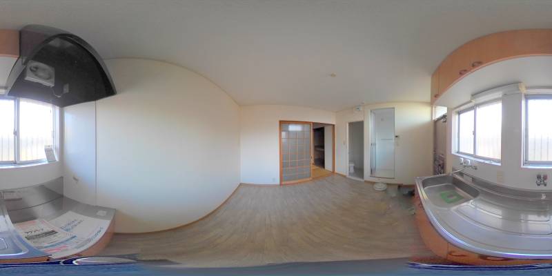 パノラマ画像キッチン