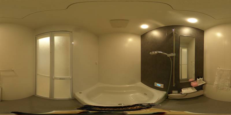 パノラマ画像バスルーム