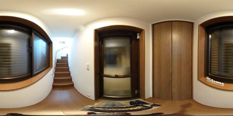 パノラマ画像玄関