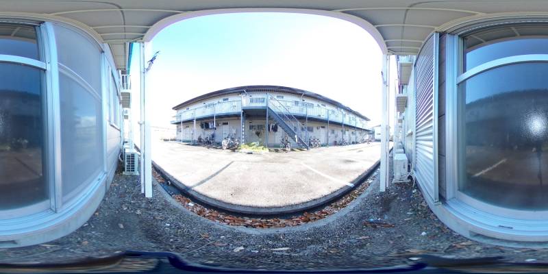 パノラマ画像バルコニー