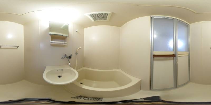 パノラマ画像バスルーム