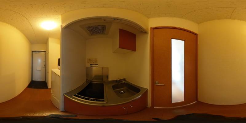 パノラマ画像キッチン