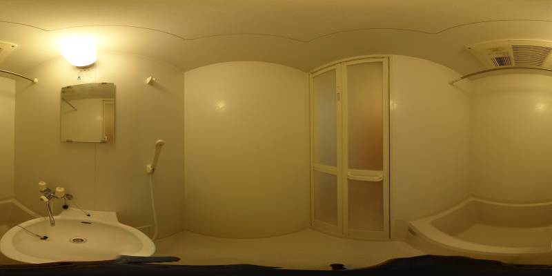 パノラマ画像バスルーム