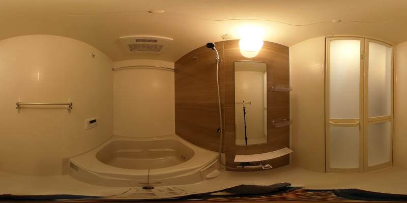 パノラマ画像バスルーム