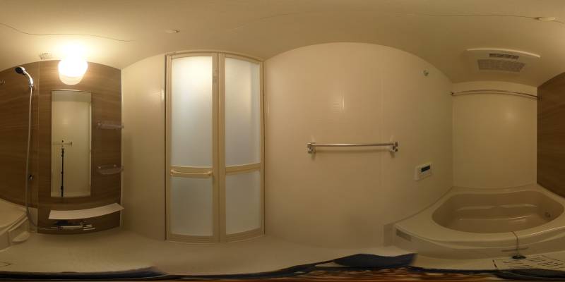 パノラマ画像バスルーム