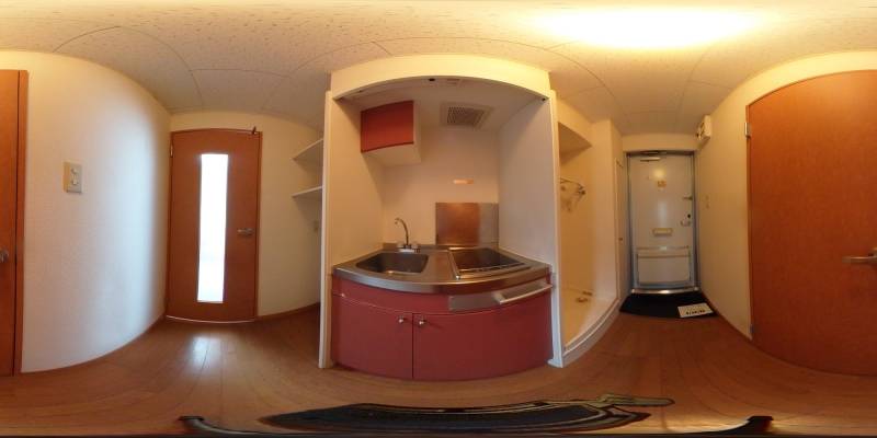 パノラマ画像キッチン