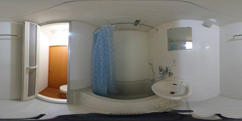 パノラマ画像バスルーム