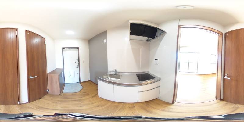 パノラマ画像キッチン