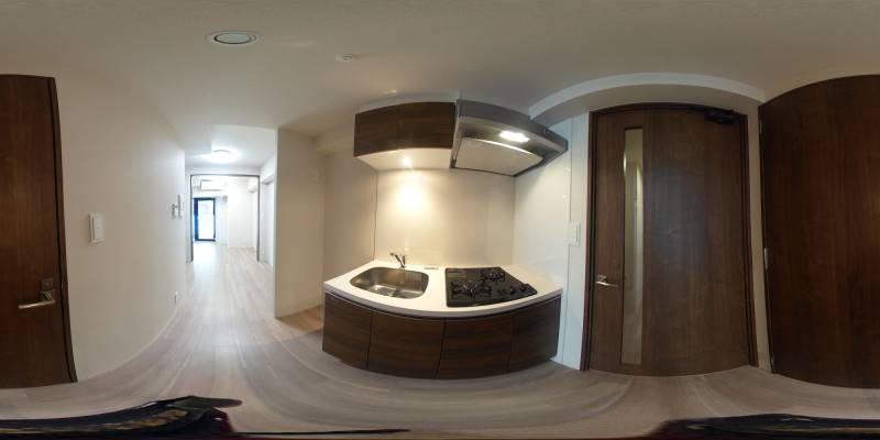 パノラマ画像キッチン