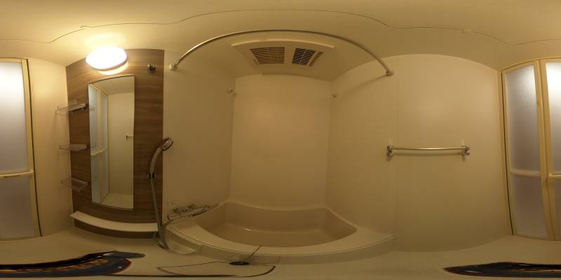 パノラマ画像バスルーム