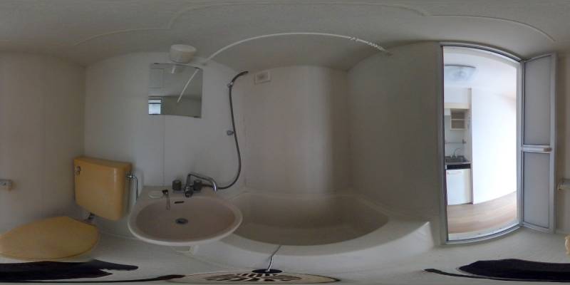 パノラマ画像バスルーム