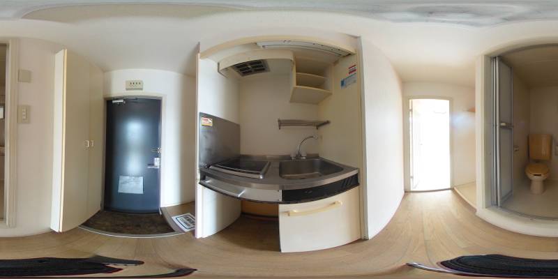 パノラマ画像キッチン