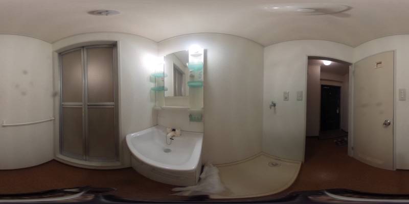 パノラマ画像洗面所