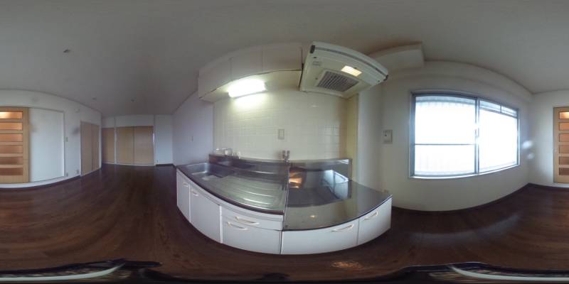 パノラマ画像キッチン