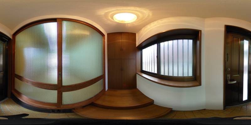 パノラマ画像玄関