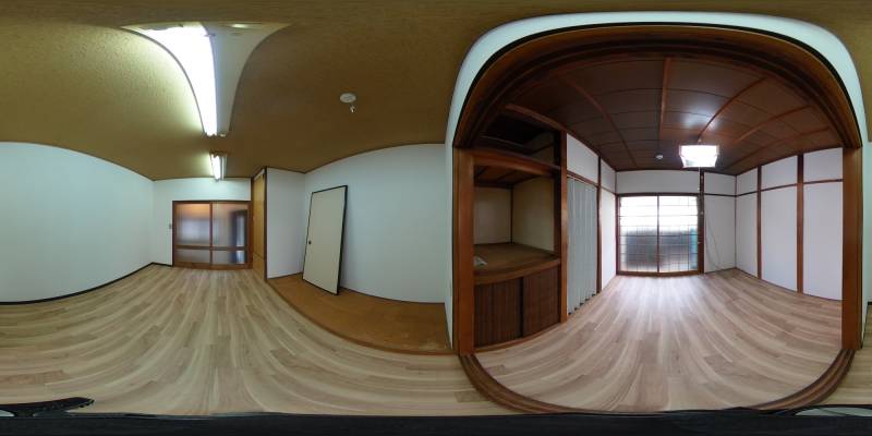 パノラマ画像洋室