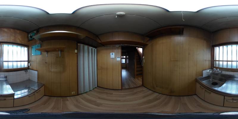 パノラマ画像キッチン