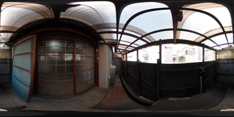 パノラマ画像バルコニー