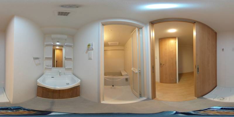 パノラマ画像洗面所