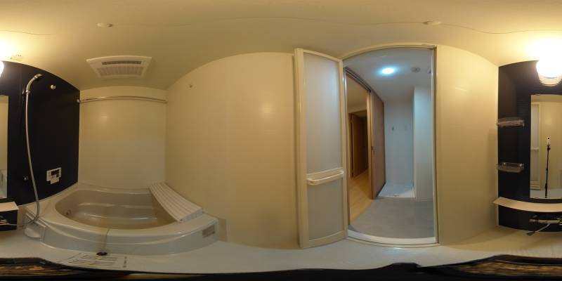 パノラマ画像バスルーム