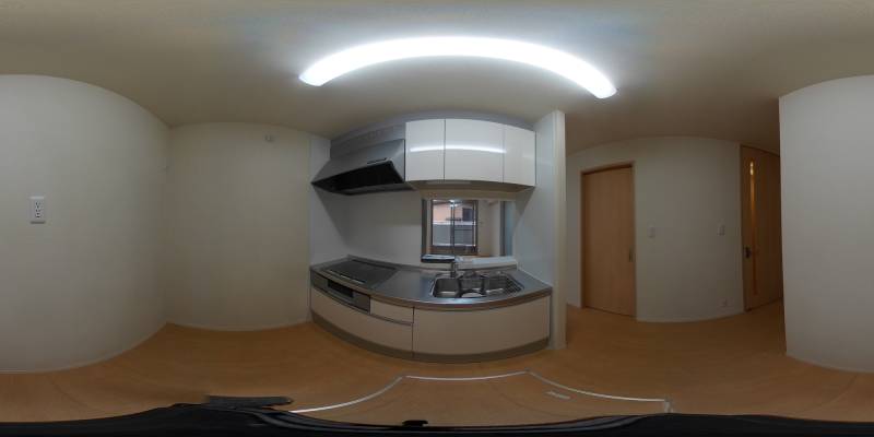 パノラマ画像キッチン