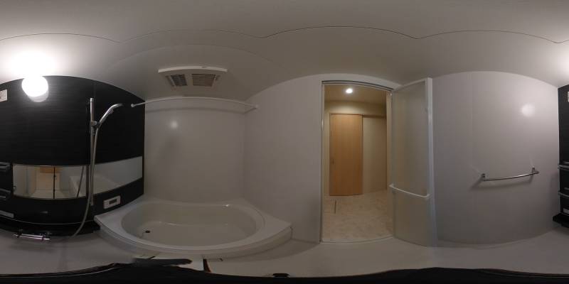 パノラマ画像バスルーム