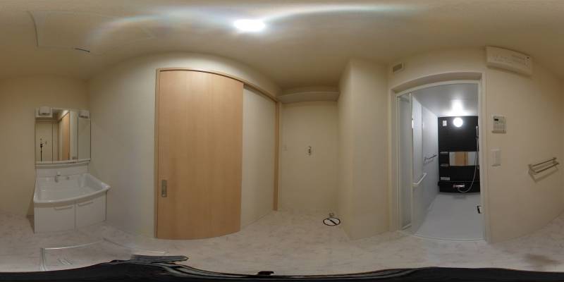 パノラマ画像洗面所