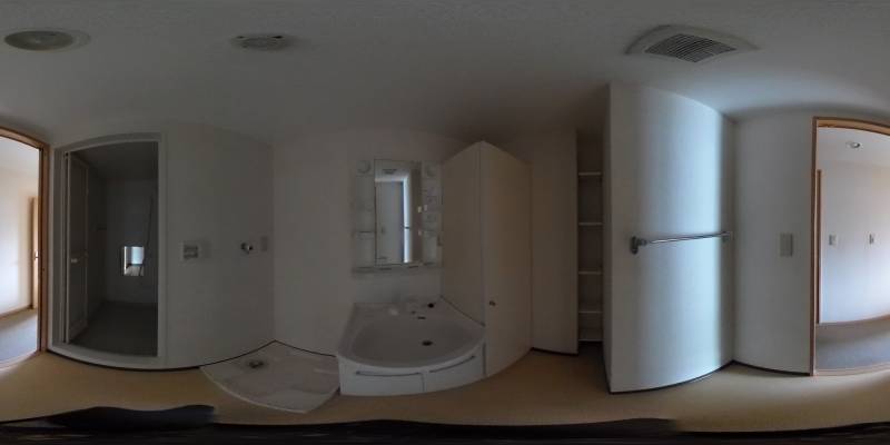 パノラマ画像洗面所