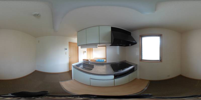 パノラマ画像キッチン